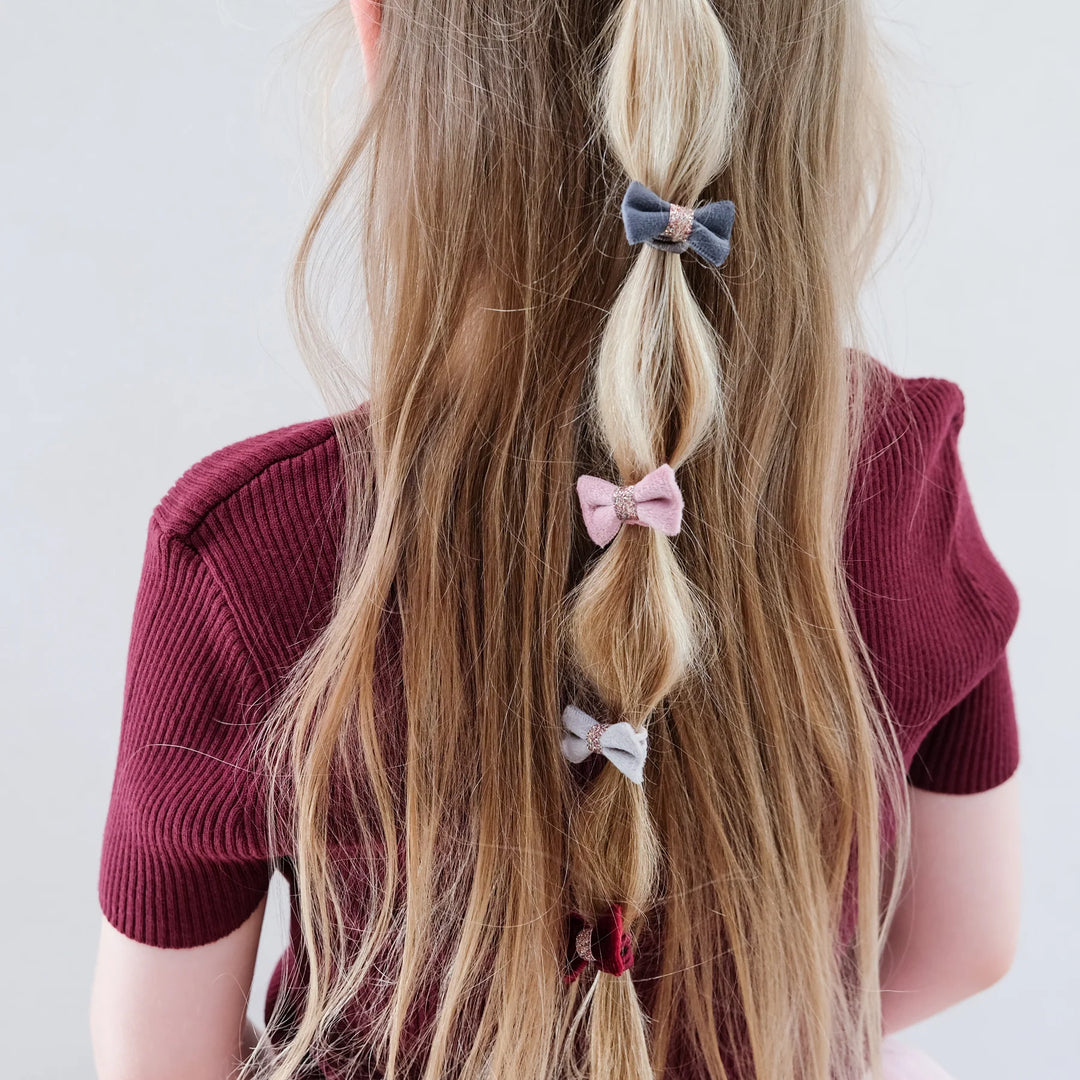 Mimi & Lula Christmas Velvet Bow Mini Ponies