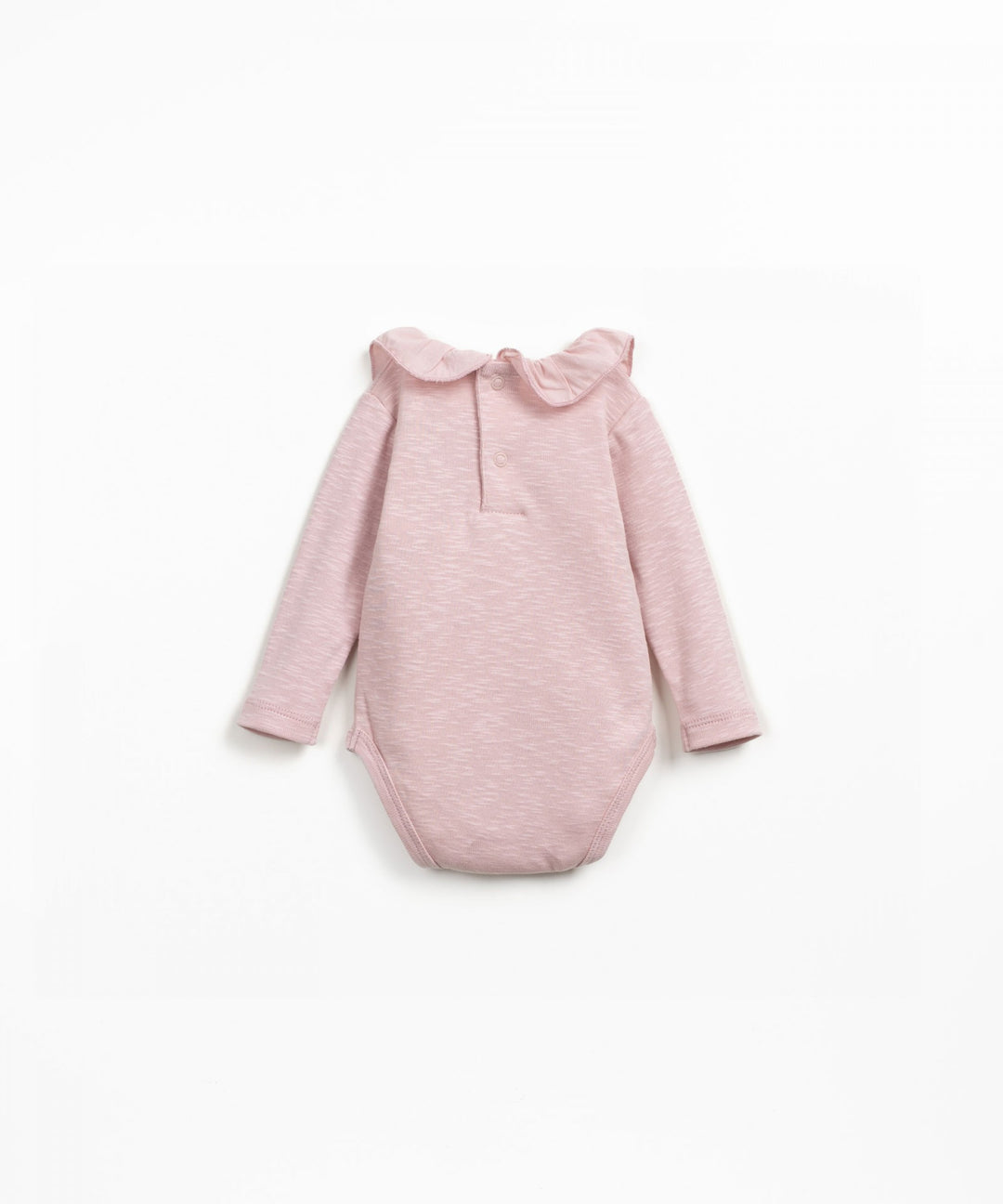 Play Up Organic Collared Bodysuit - Light Pink