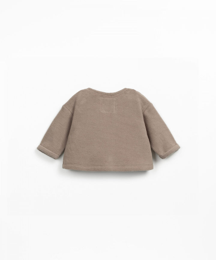 Play Up Organic Fleece Sweatshirt - Light Brown