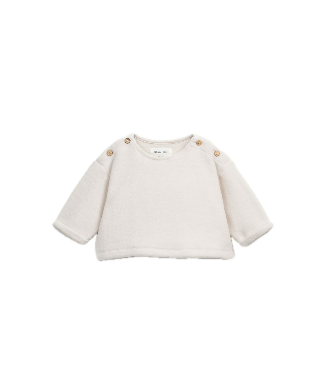 Play Up Organic Polar Sweatshirt - Off White
