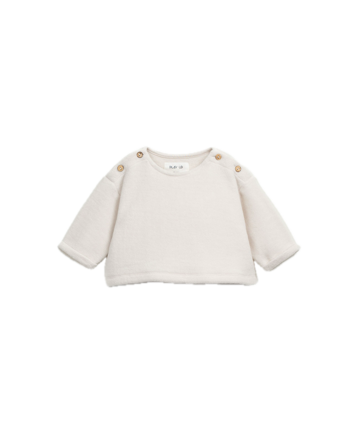 Play Up Organic Polar Sweatshirt - Off White