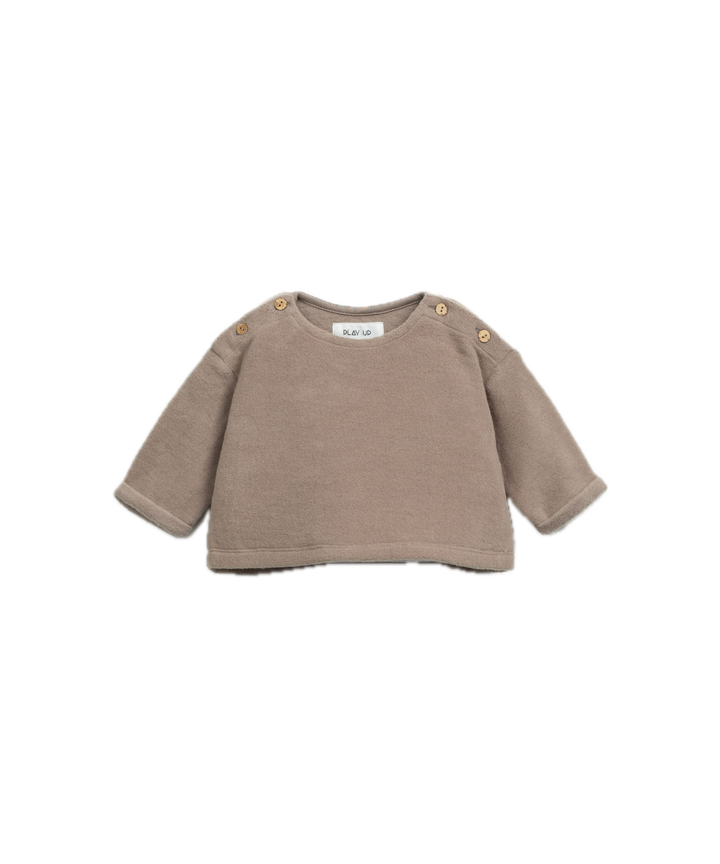 Play Up Organic Fleece Sweatshirt - Light Brown