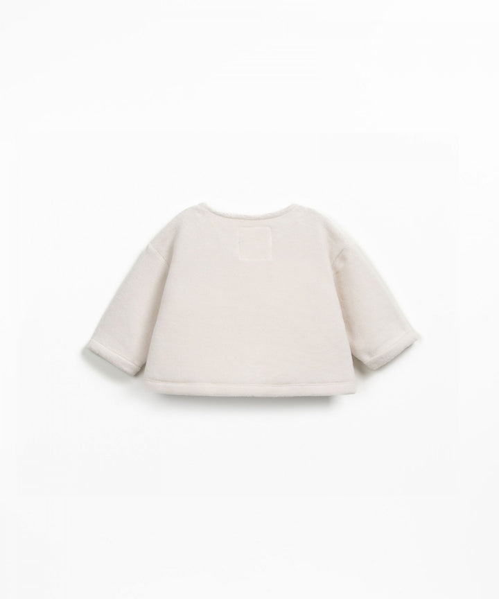 Play Up Organic Polar Sweatshirt - Off White