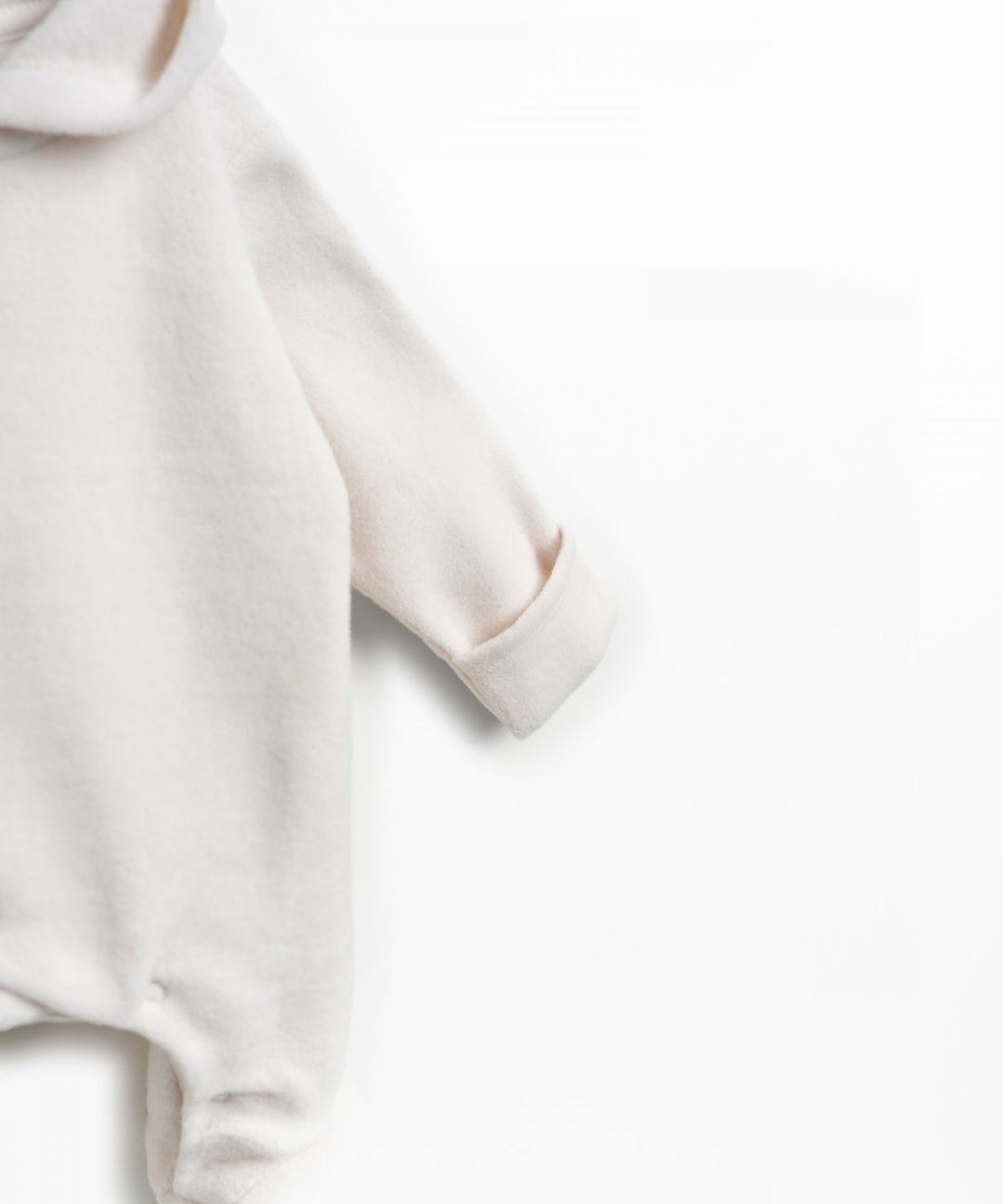 Play Up Organic Hooded Jumpsuit - Off White