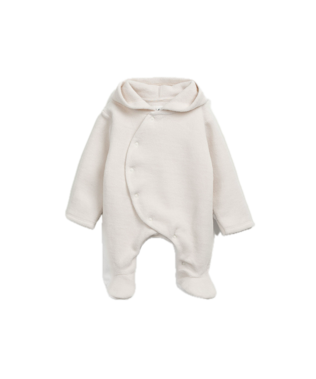 Play Up Organic Hooded Jumpsuit - Off White