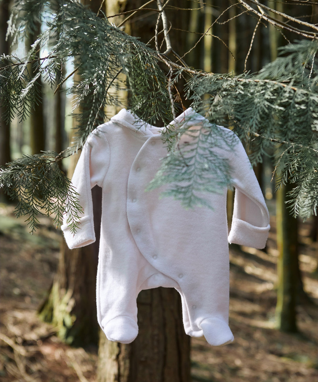 Play Up Organic Hooded Jumpsuit - Off White