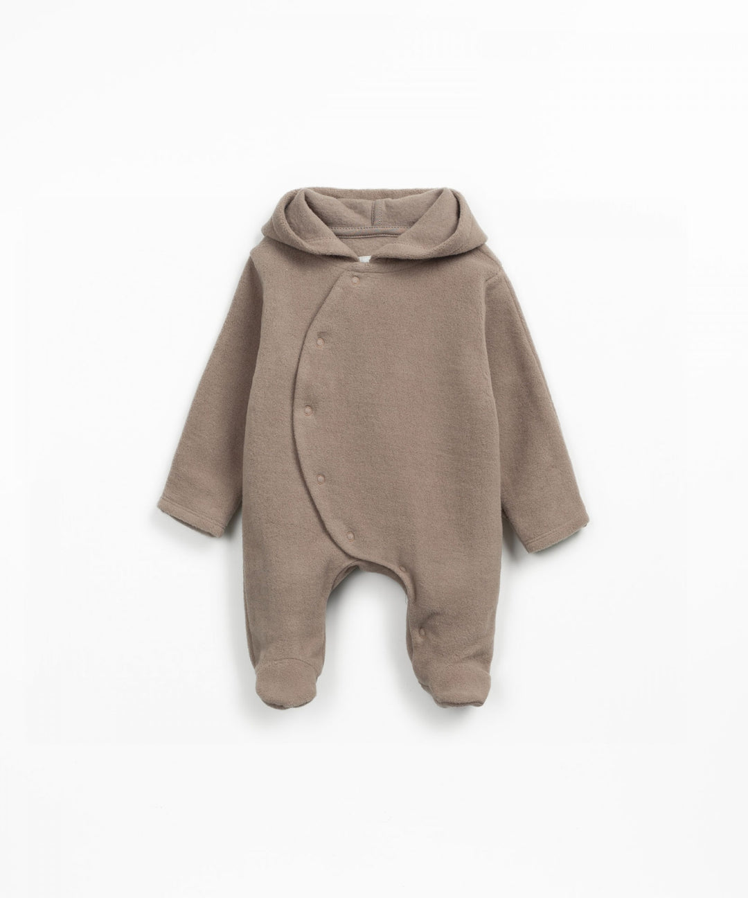 Play Up Organic Hooded Jumpsuit - Light Brown