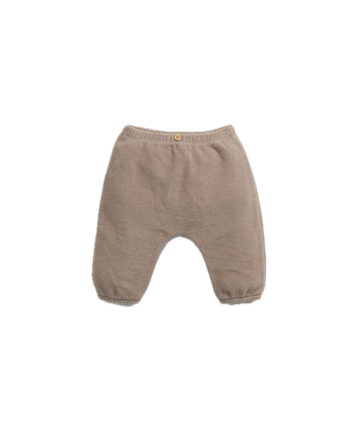 Play Up Organic Fleece Trousers - Light Brown