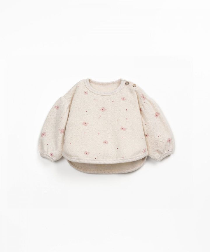 Play Up Floral Sweatshirt - Off White