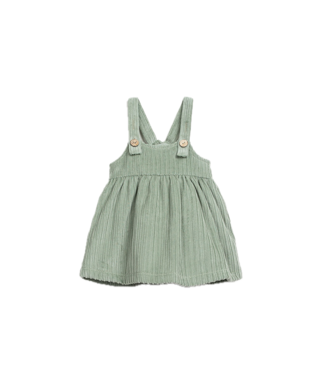 Play Up Corduroy Dress - Light Green