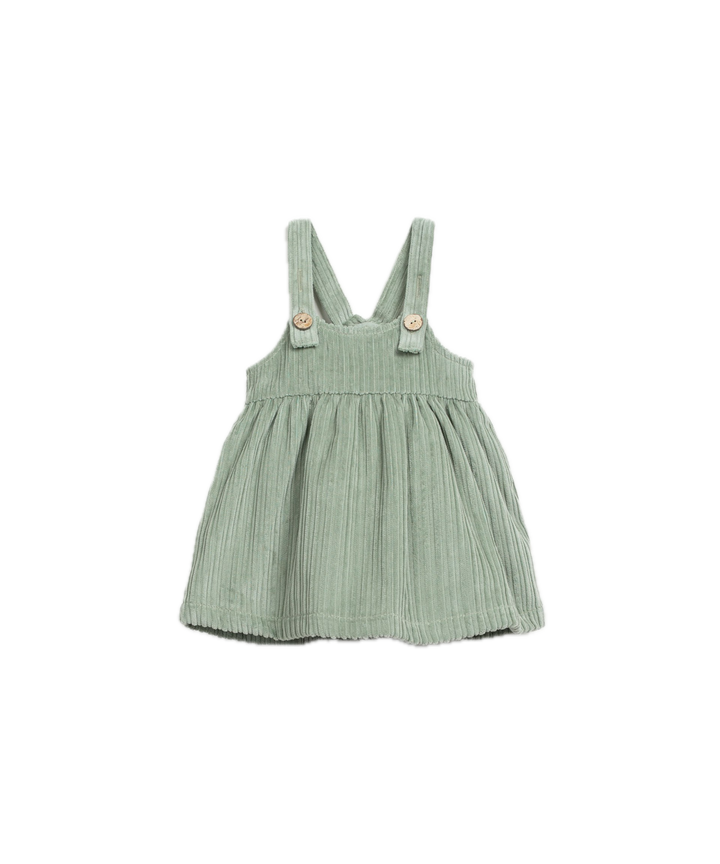 Play Up Corduroy Dress - Light Green