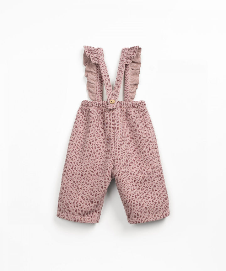 Play Up Organic Fleece Jumpsuit - Light Pink