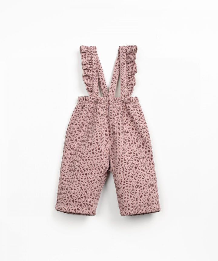 Play Up Organic Fleece Jumpsuit - Light Pink