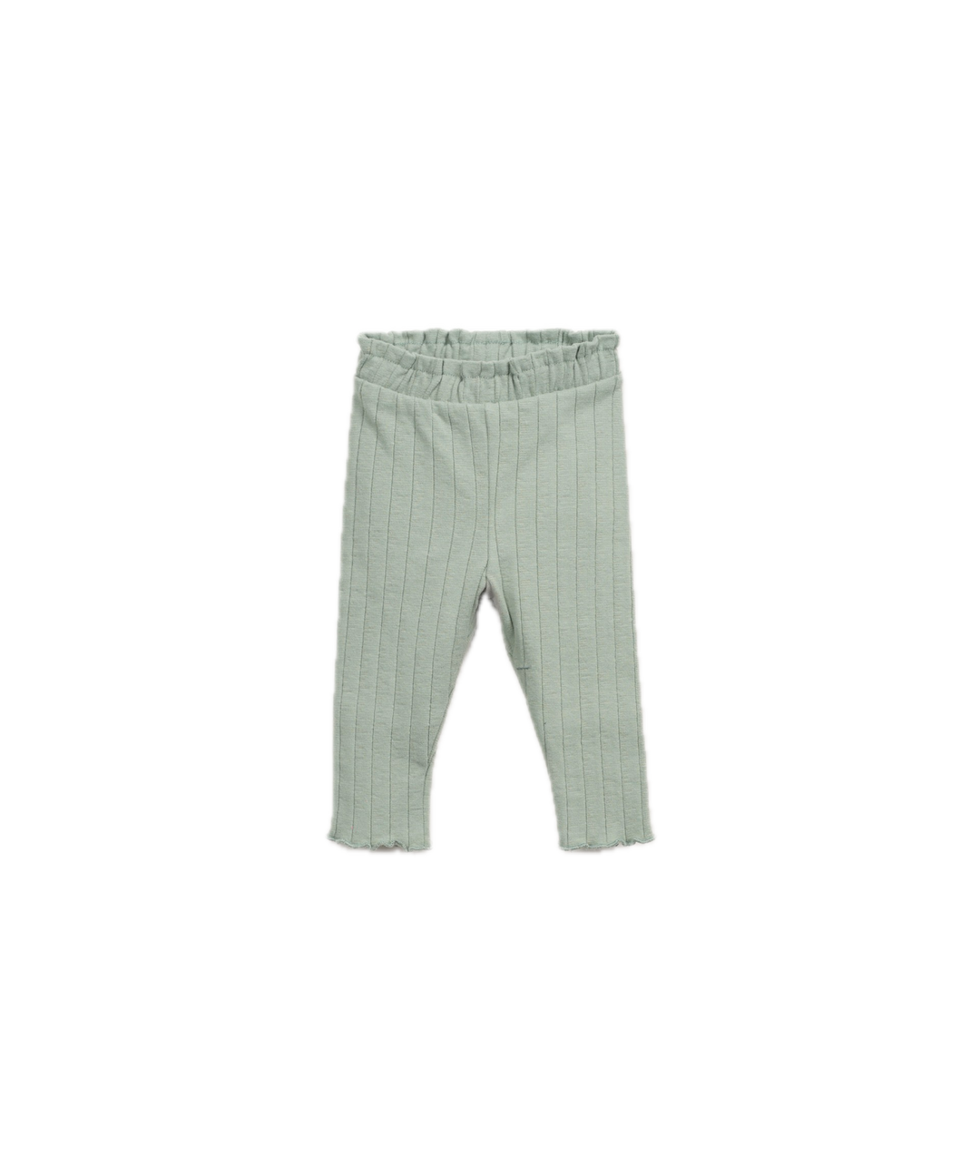 Play Up Ribbed Leggings - Light Green