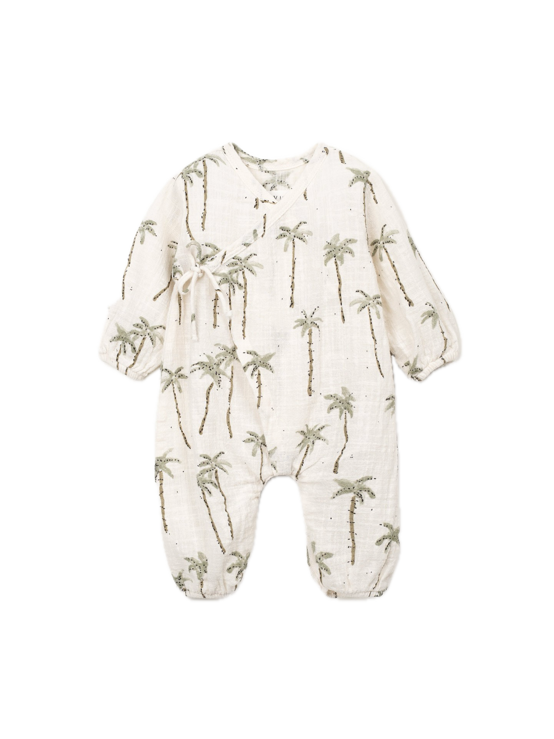 Play Up Printed Jumpsuit - Raw Palm Tree