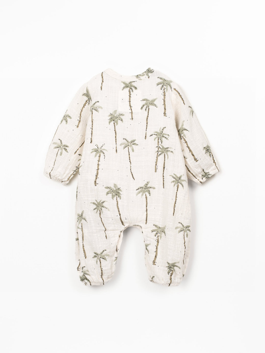Play Up Printed Jumpsuit - Raw Palm Tree