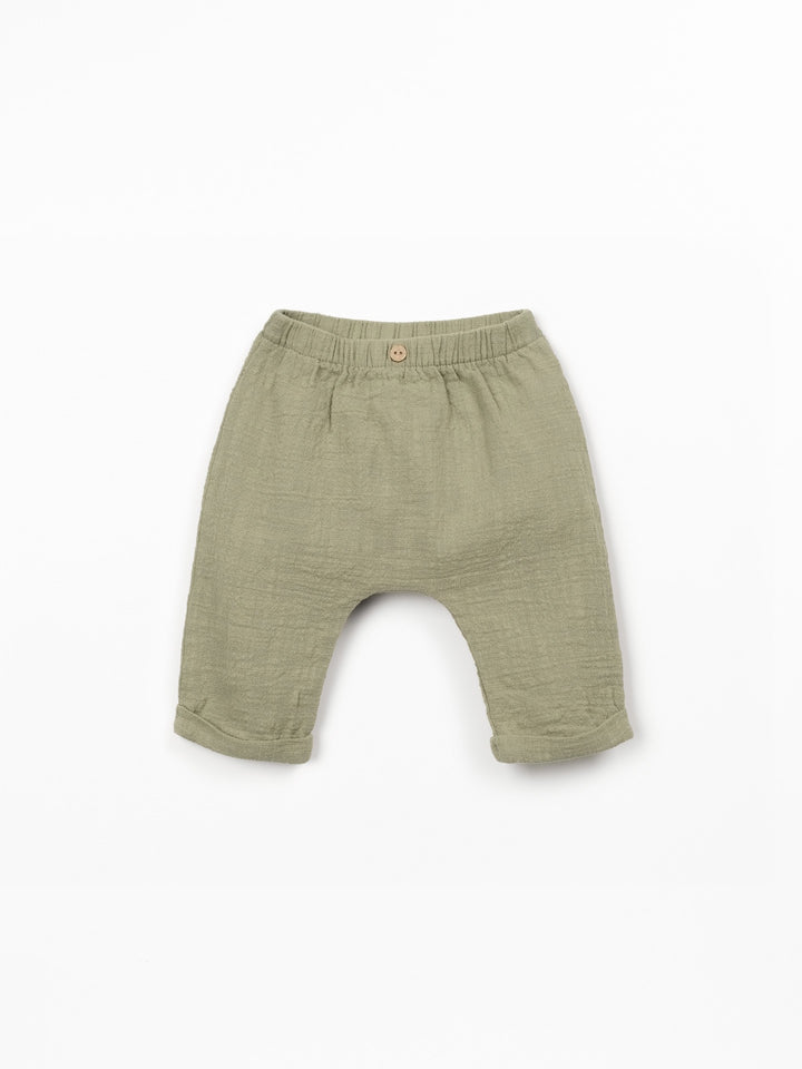 Play Up Woven Trousers - Khaki Green
