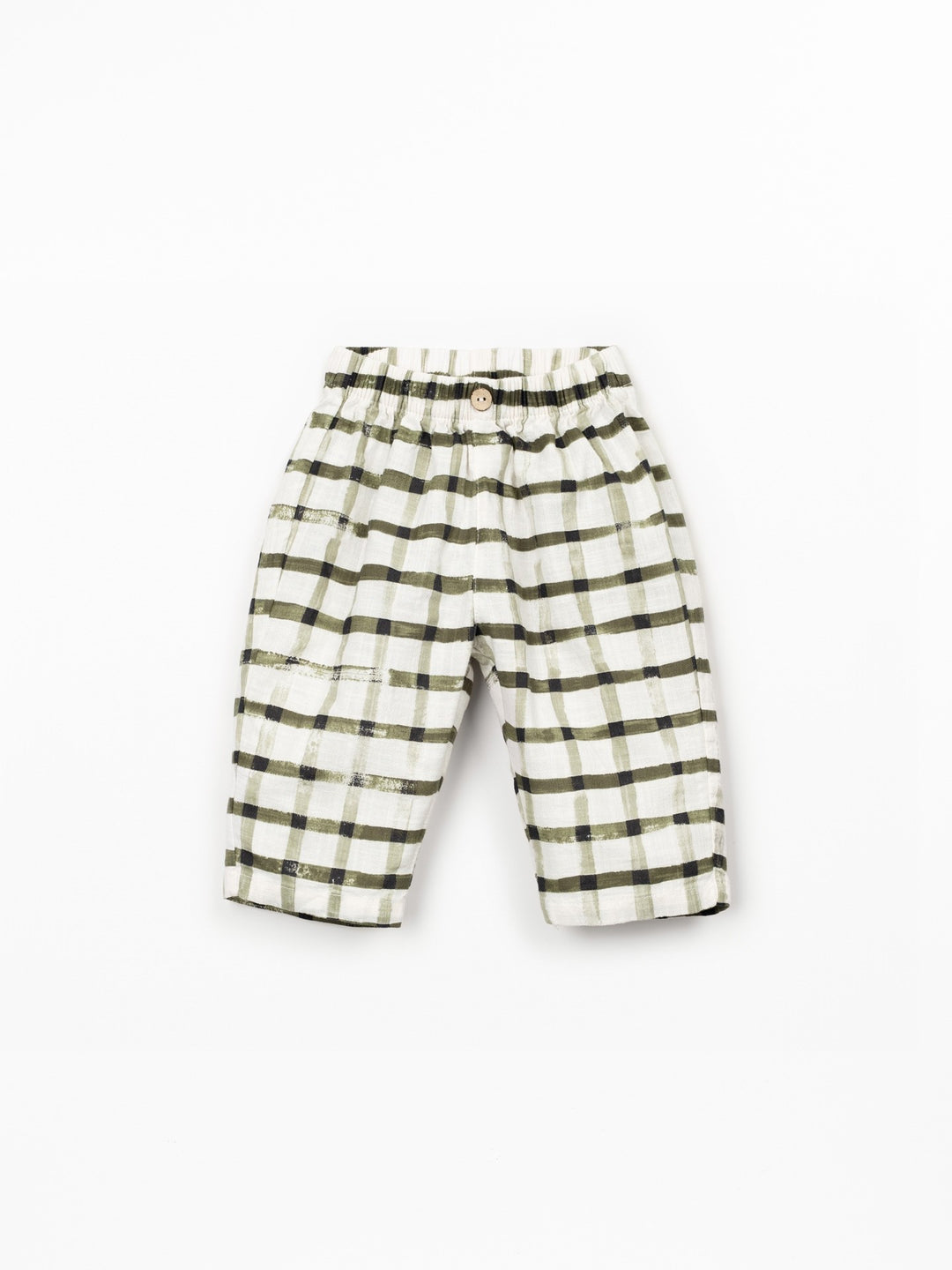 Play Up Trousers - Ecru Plaid
