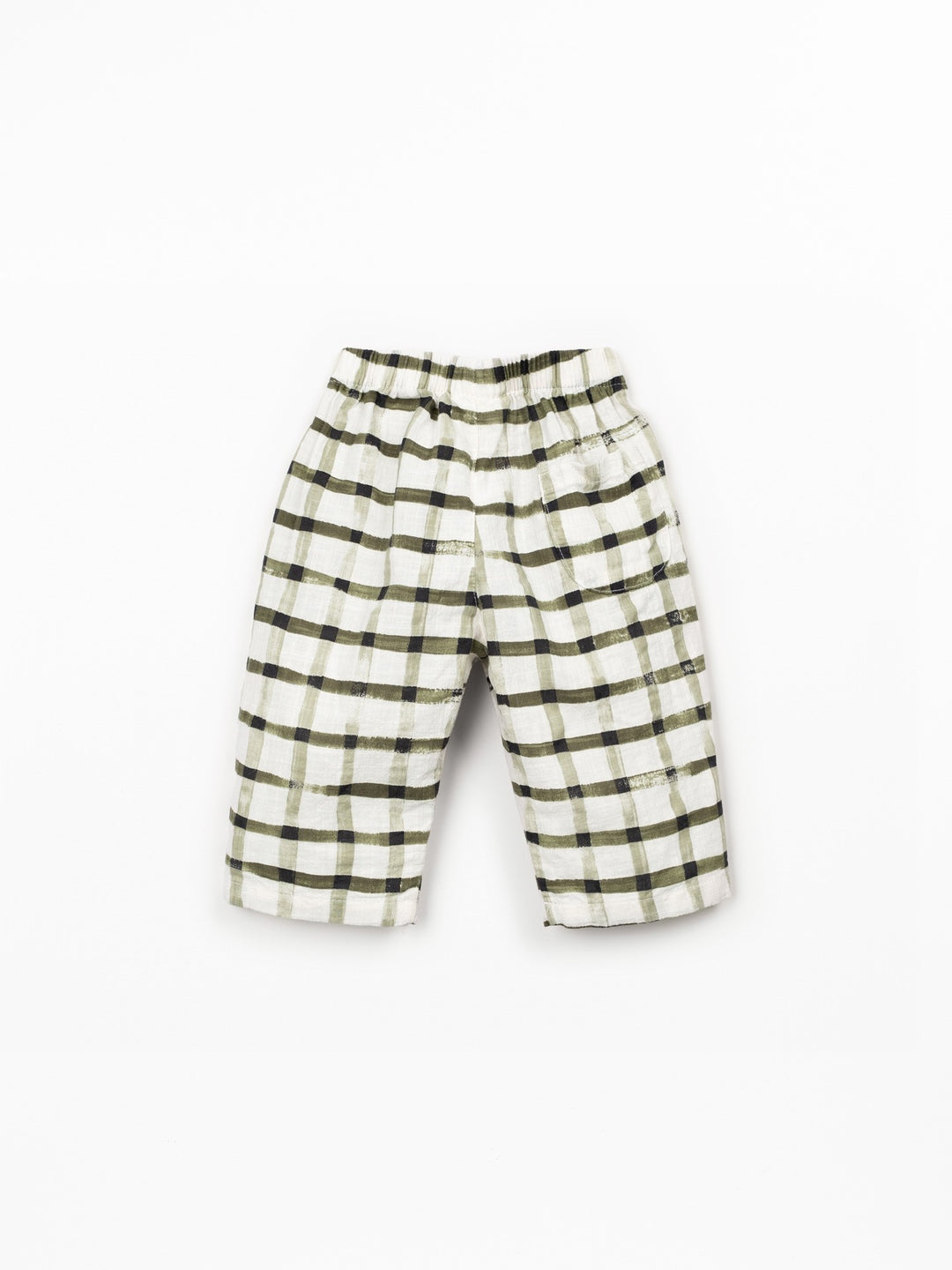 Play Up Trousers - Ecru Plaid