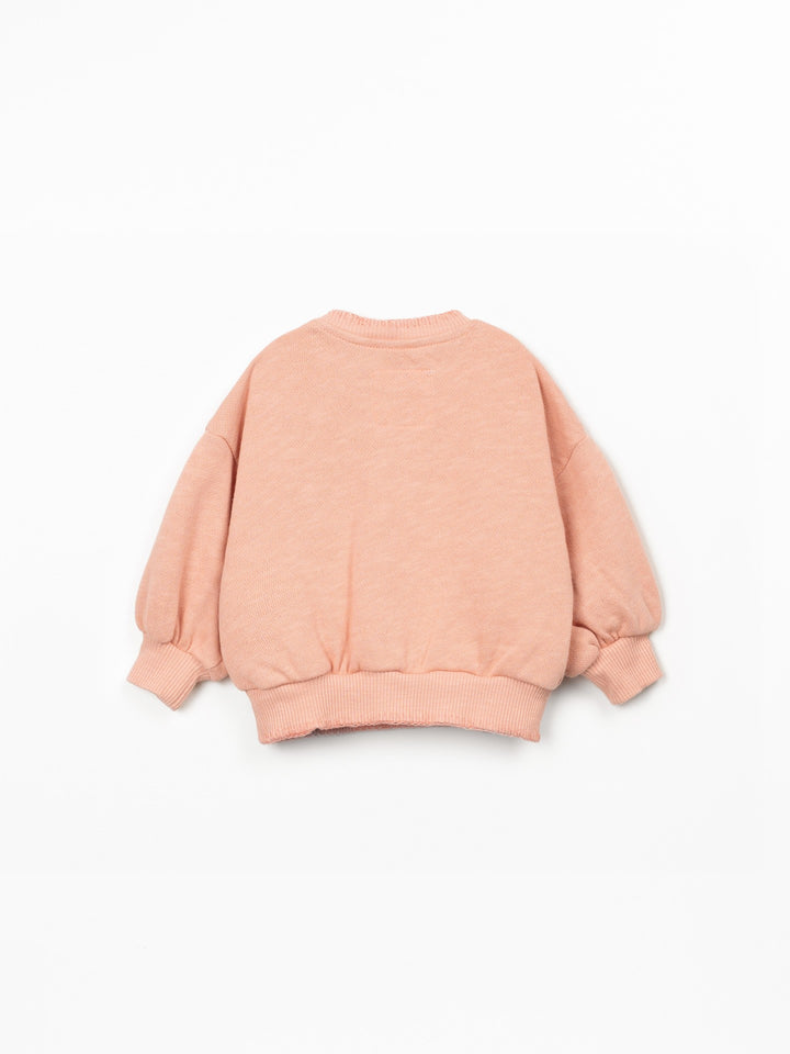Play Up Re-Play Yarn Sweatshirt - Salmon