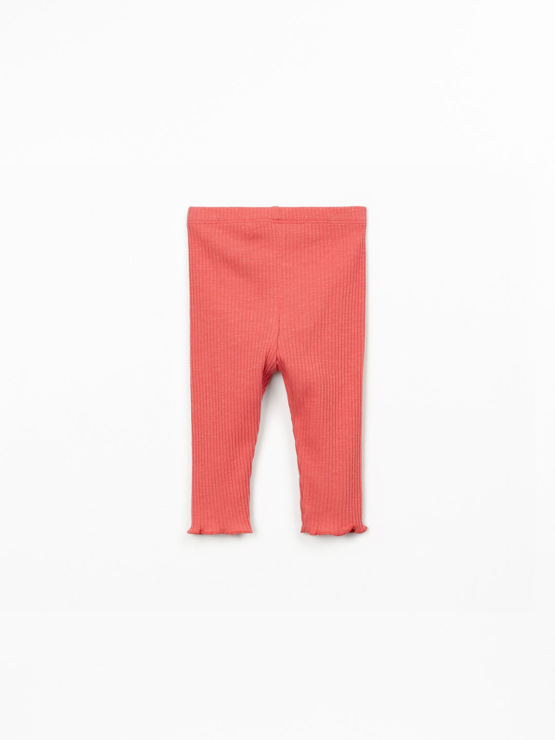Play Up Ribbed Leggings - Coral