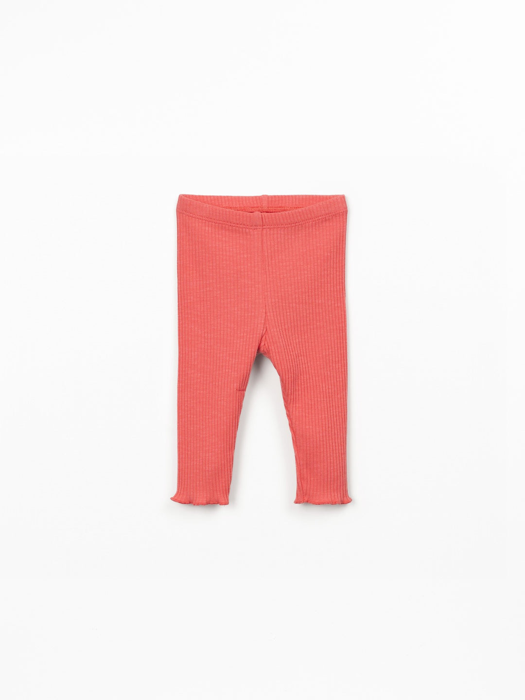 Play Up Ribbed Leggings - Coral