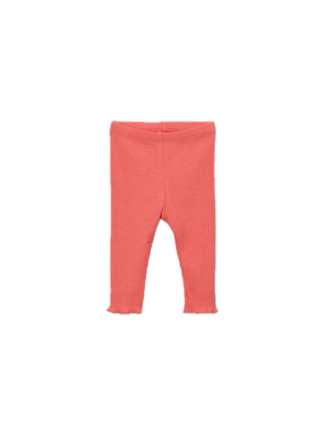 Play Up Ribbed Leggings - Coral