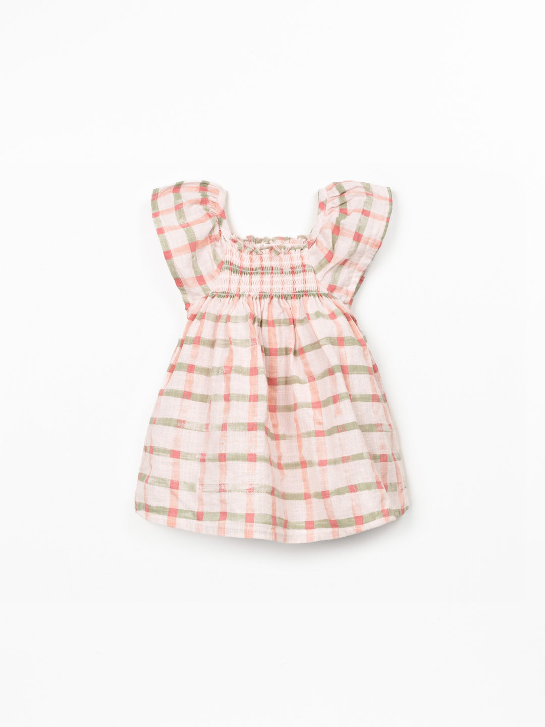Play Up Pink Plaid Dress