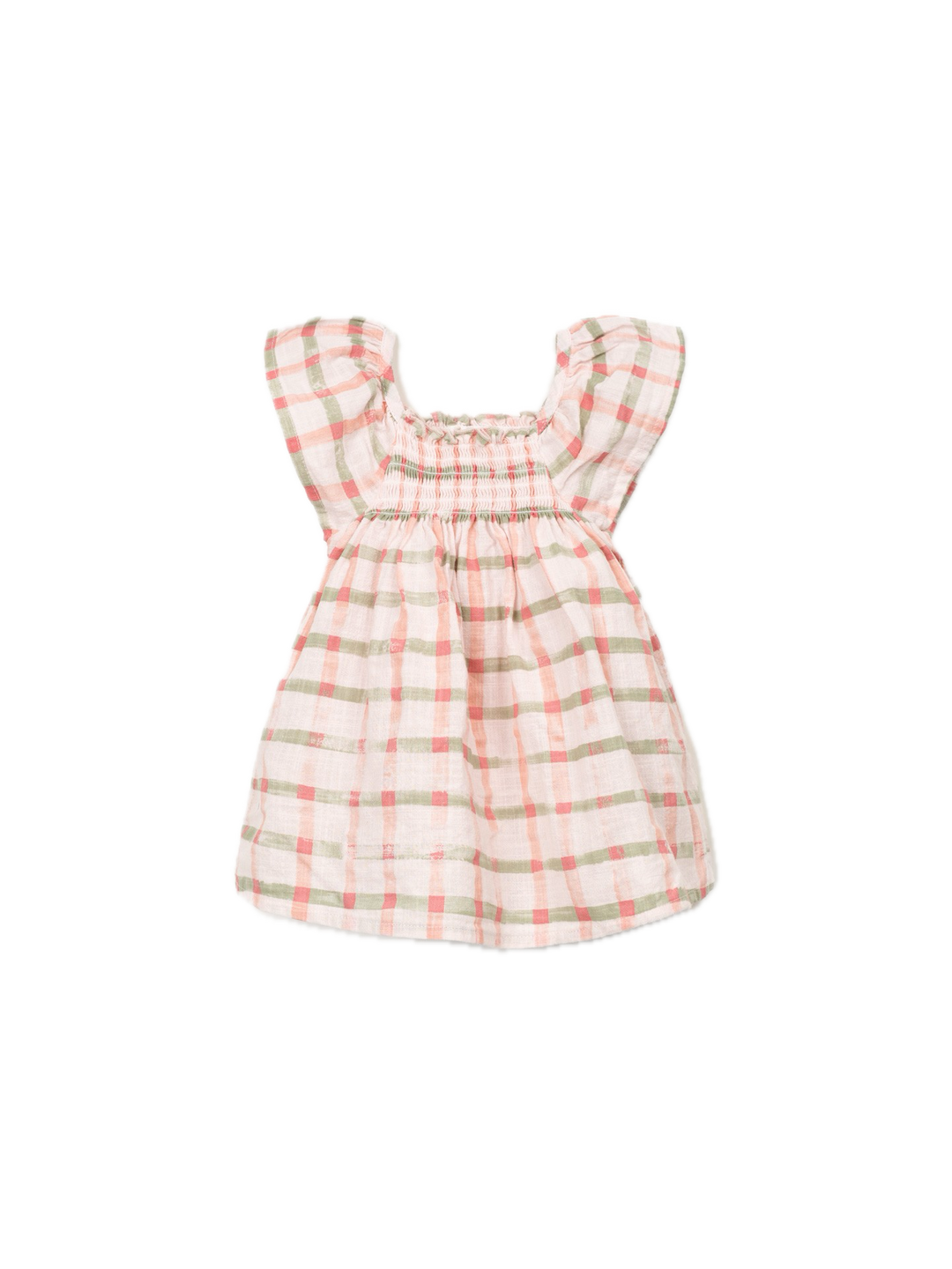 Play Up Pink Plaid Dress