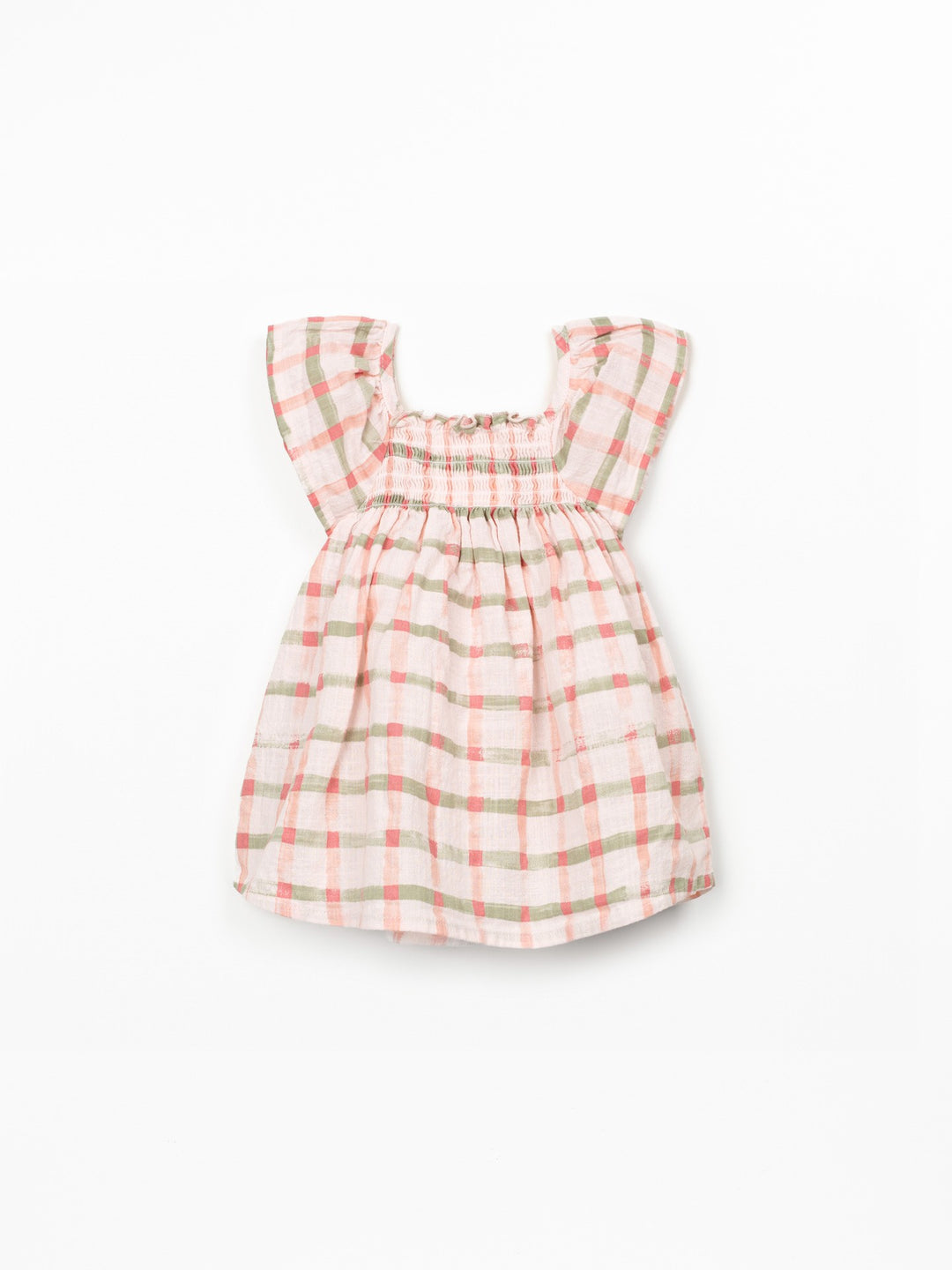 Play Up Pink Plaid Dress