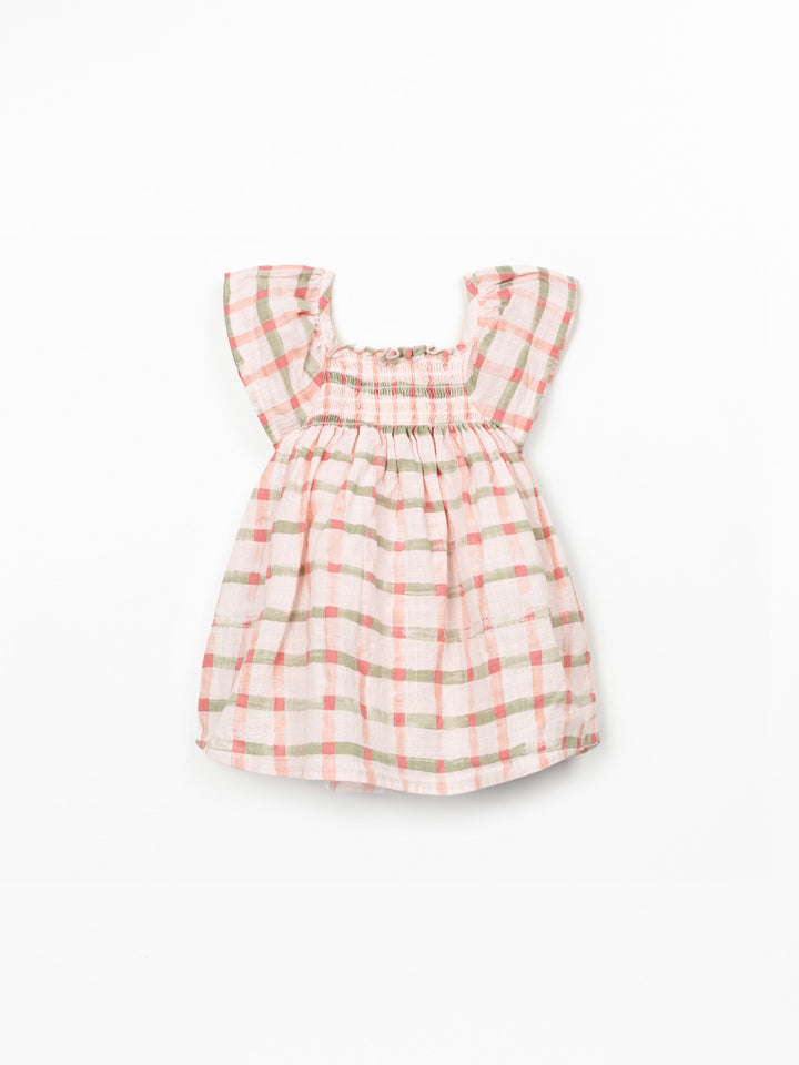 Play Up Pink Plaid Dress