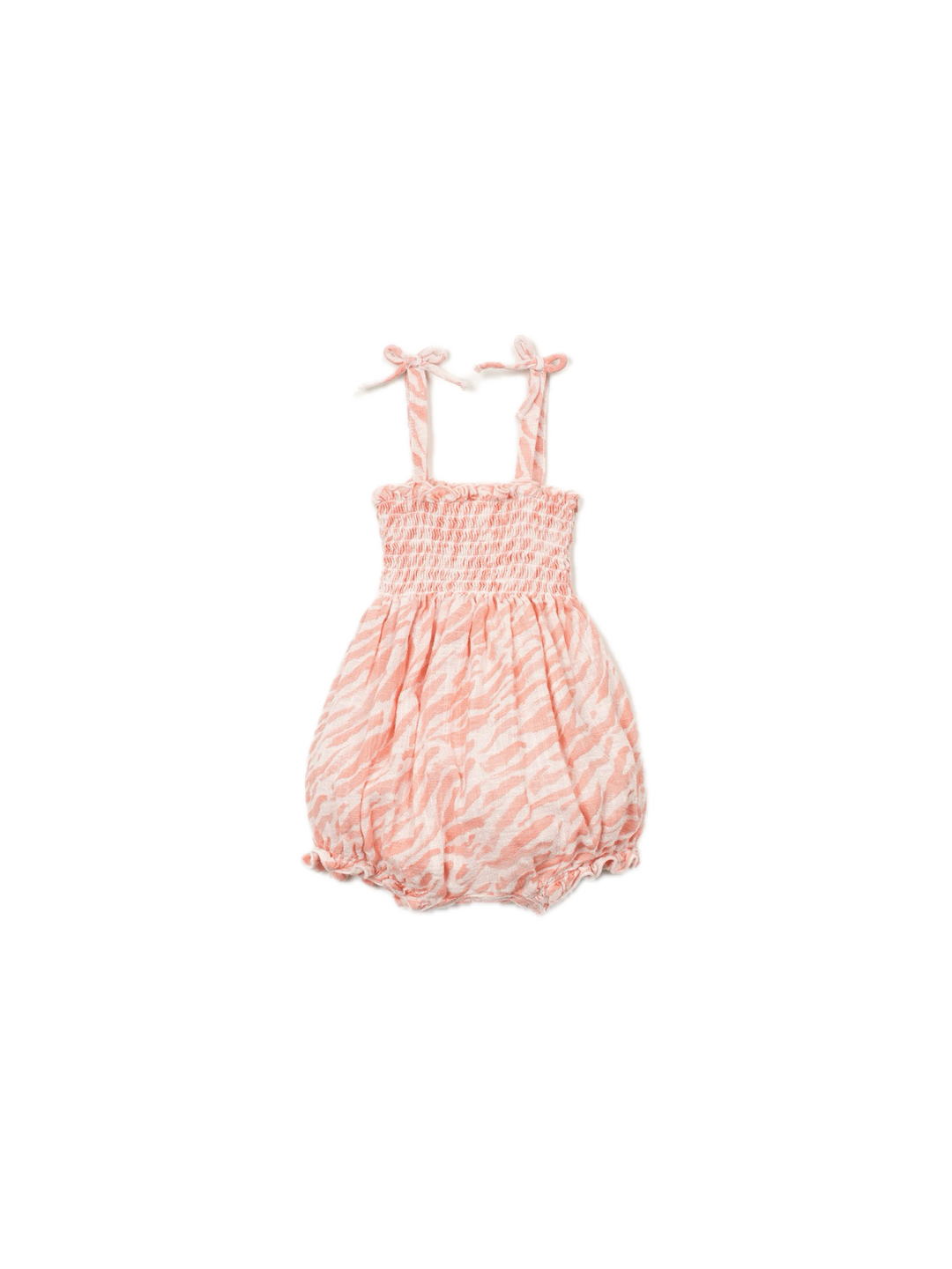 Play Up Strappy Jumpsuit - Pink Zebra