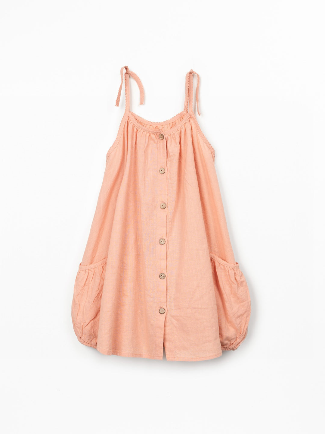 Play Up Woven Dress - Salmon