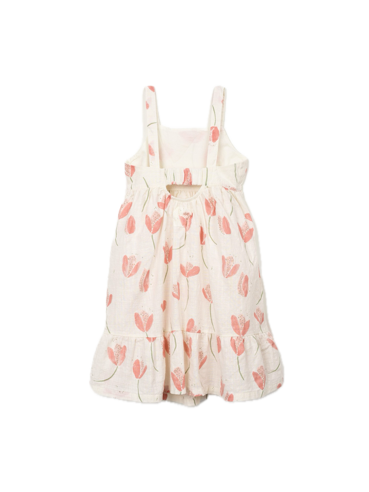 Play Up Strappy Tulip Dress