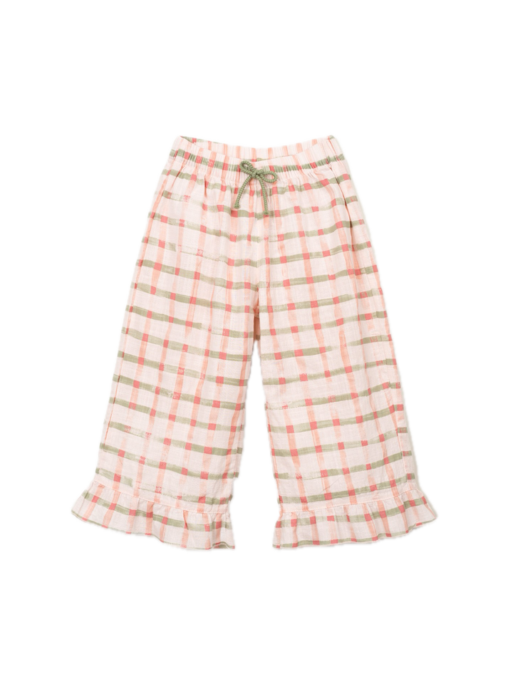 Play Up Wide Leg Trousers - Light Pink