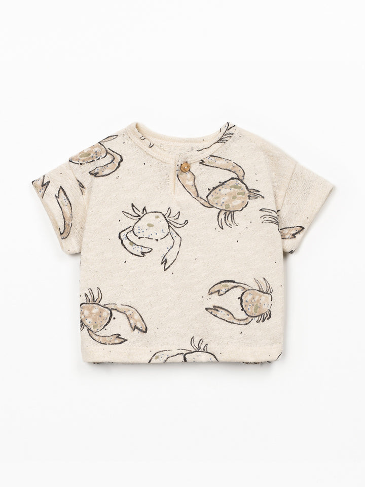 Play Up Organic cotton T-Shirt - Crabs