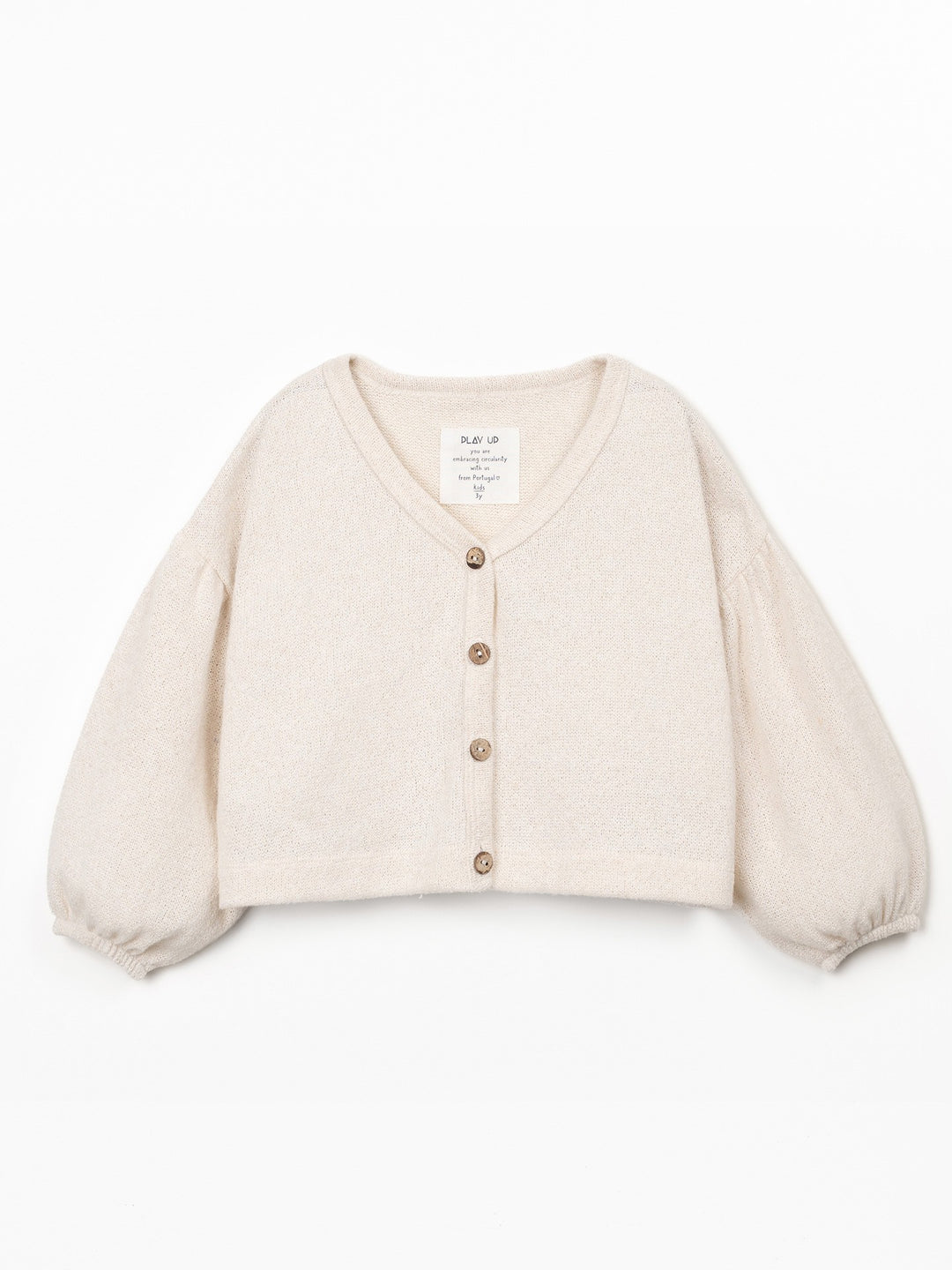 Play Up Dropped Shoulder Cardigan - Raw