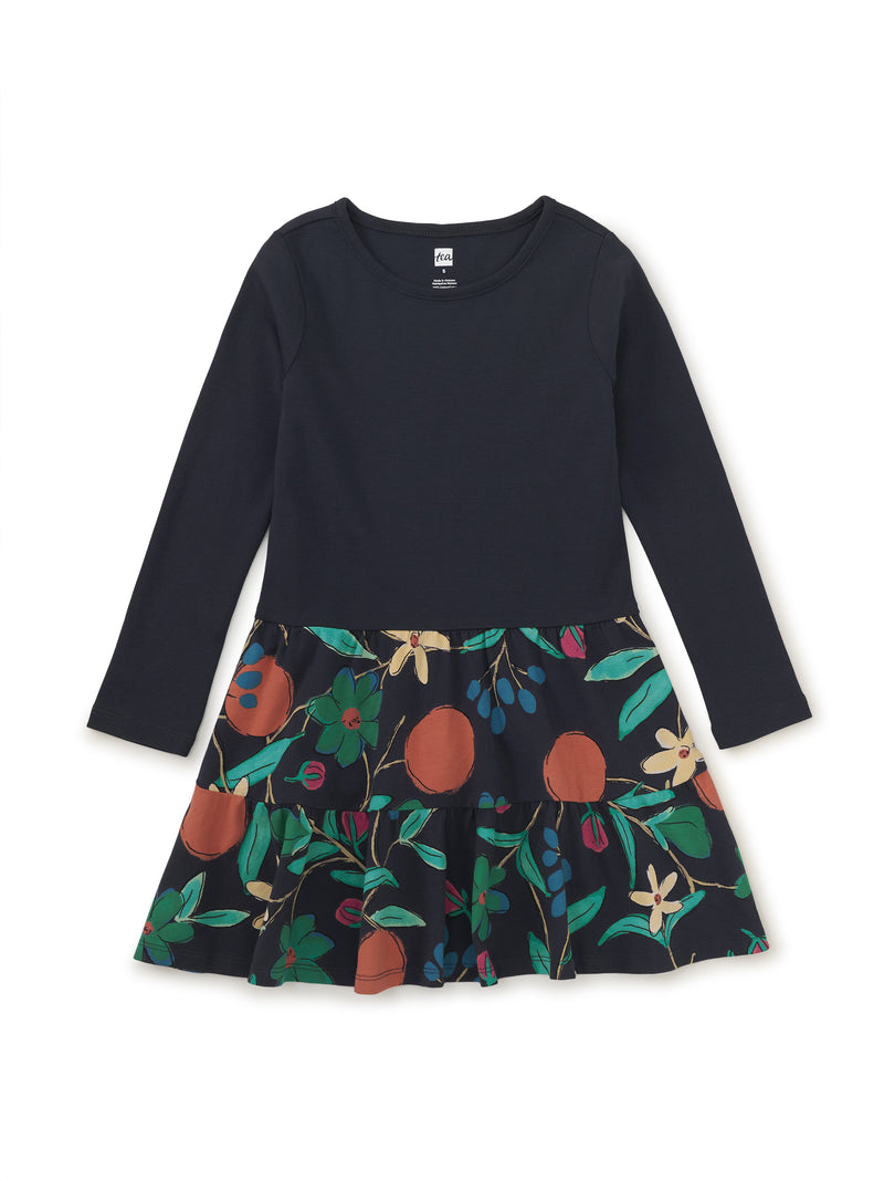 Tea Collection Tiered Skirted Twirl Dress - Tea Floral