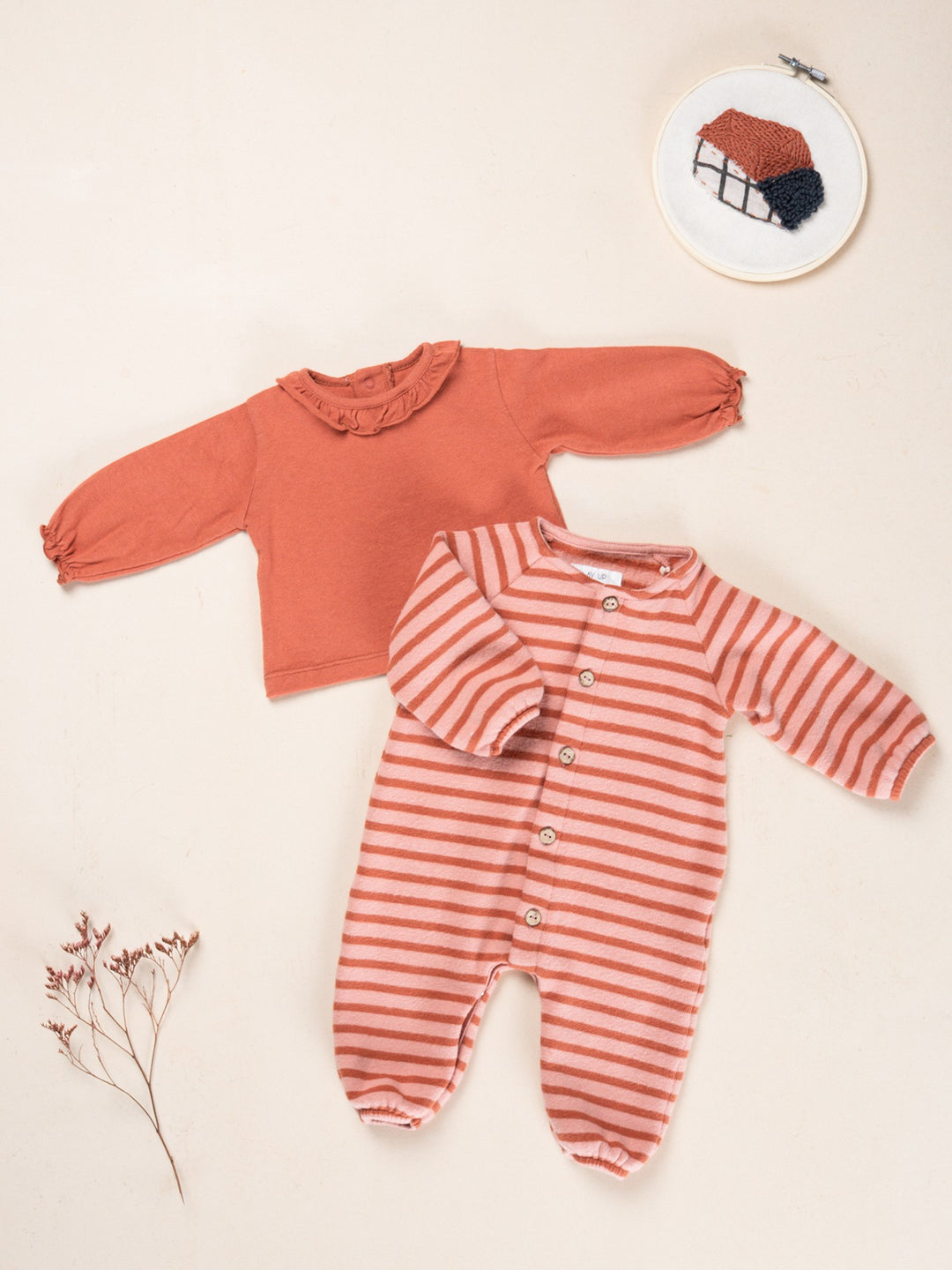 Play Up Striped Jumpsuit - Tapestry