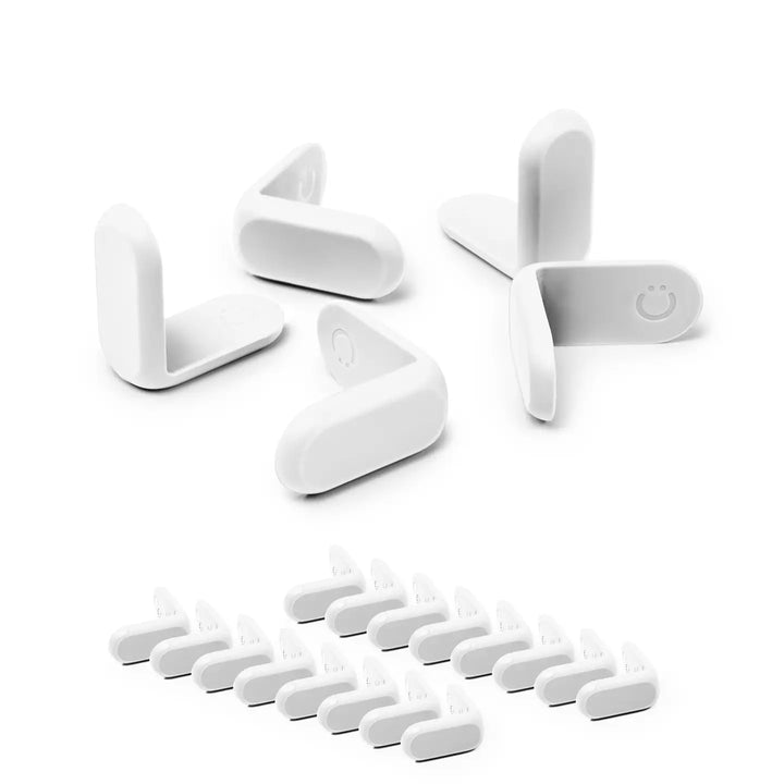 Ubbi White Corner Protectors, 16 Pack