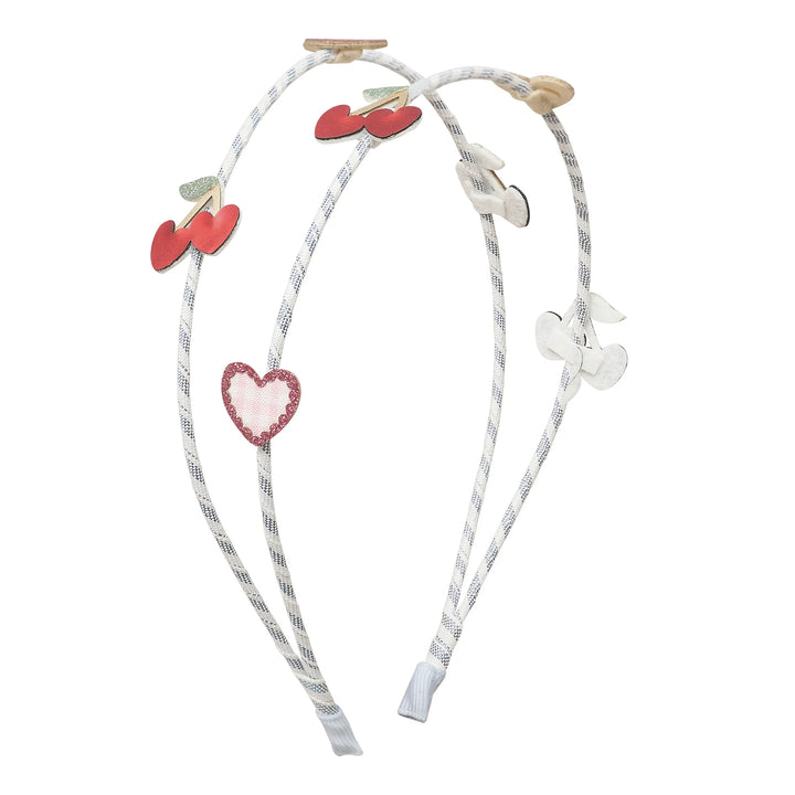 Mimi & Lula Red Cherries Double Alice Headband