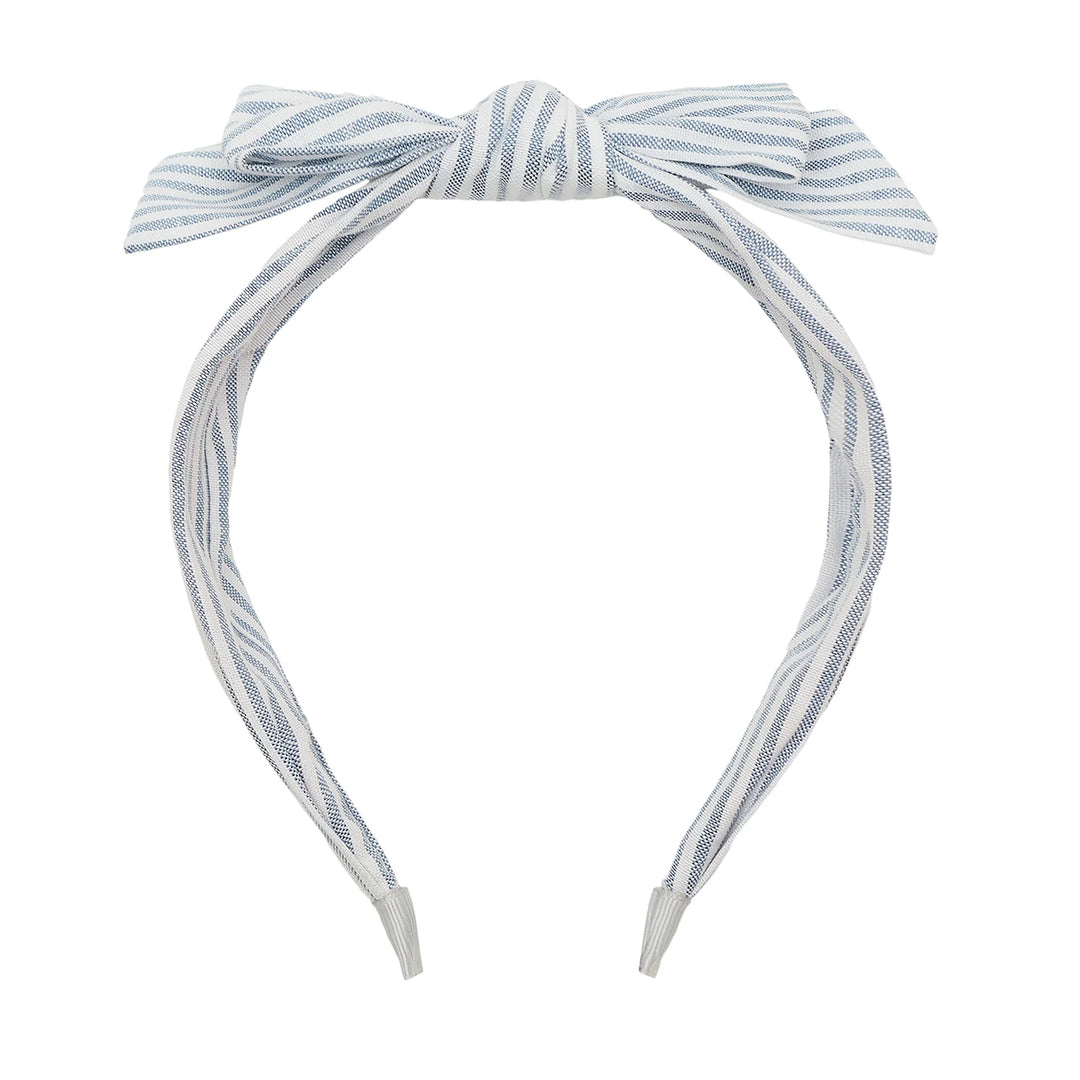 Mimi & Lula Stripe Bow Alice Headband