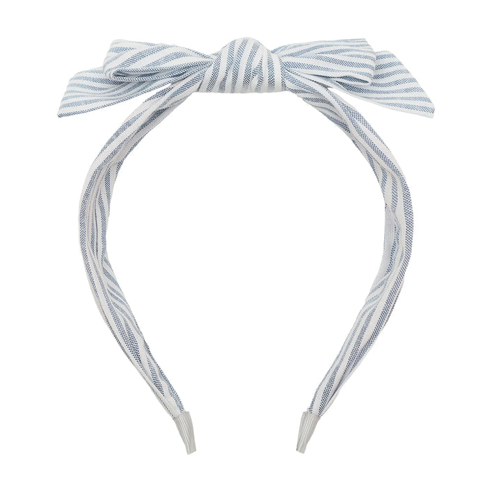 Mimi & Lula Stripe Bow Alice Headband