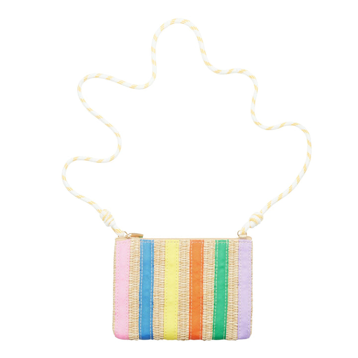 Mimi & Lula Striped Straw Bag