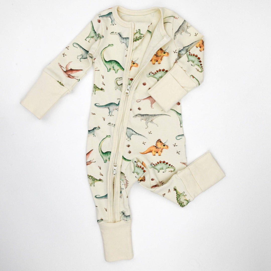 Earthy Organic Cotton Baby Pajamas - Ziggy