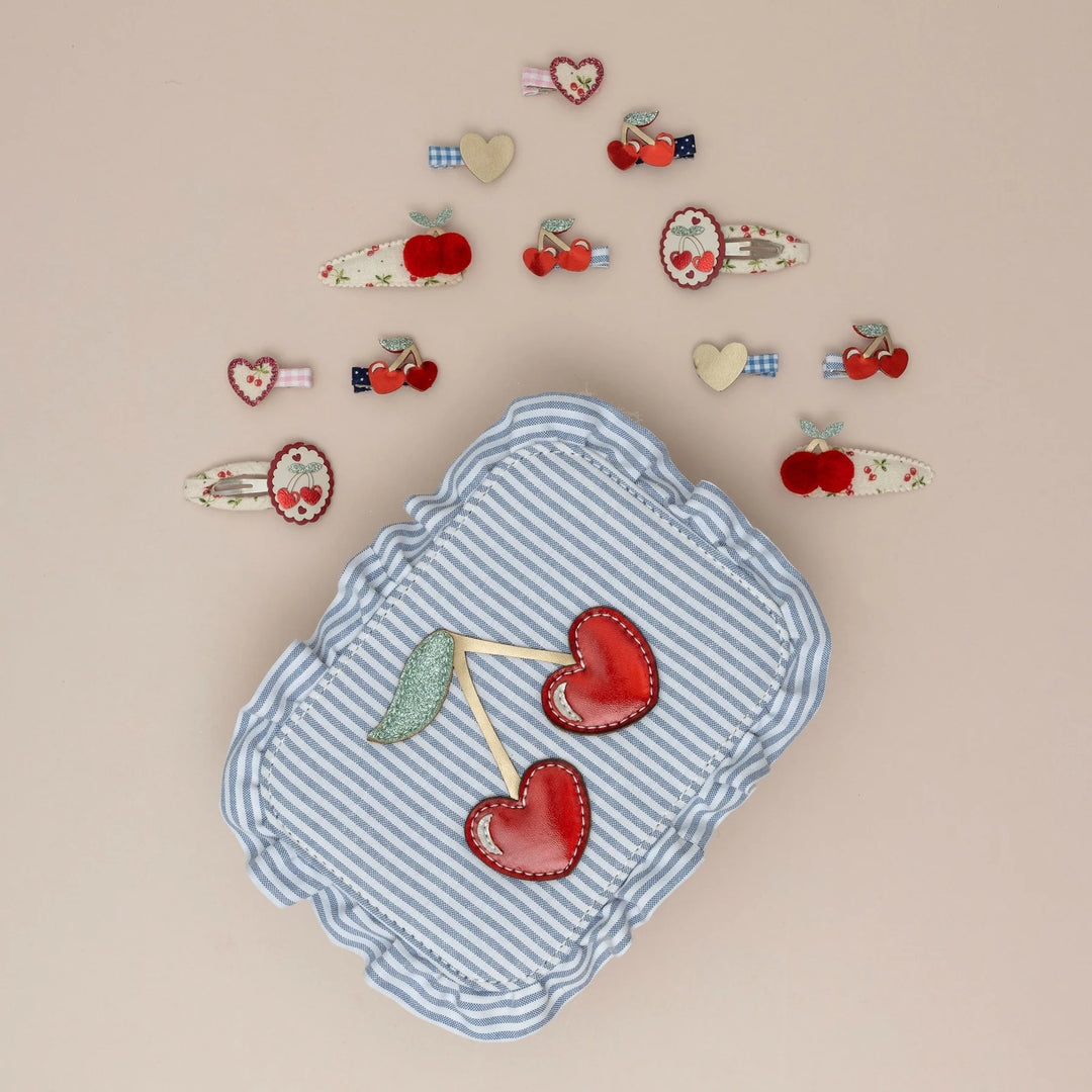 Mimi & Lula Striped Cherry Bag