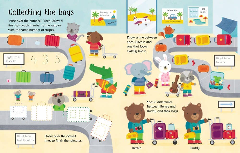 Usborne Wipe-Clean Airport Activities