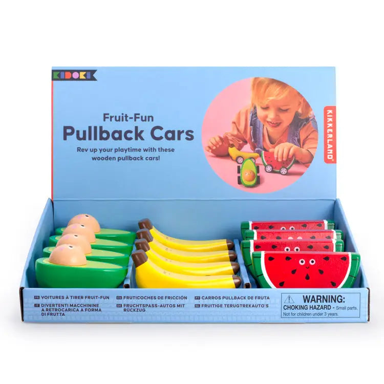 Kikkerland Fruit-Fun Pullback Car