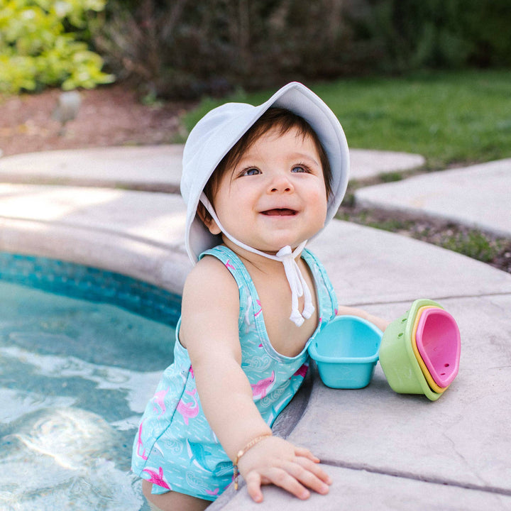 Green Sprouts Breathable Bucket Sun Protection Hat - Navy