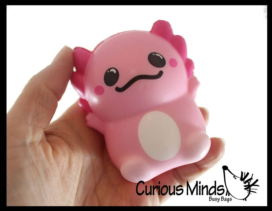 Curious Minds Toys Axolotl Slow Rise Squishy Toys